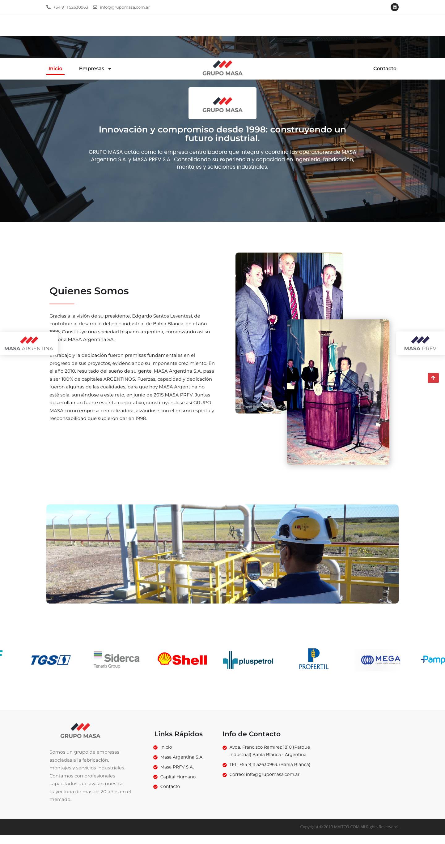 Grupo Masa - Full Screenshot