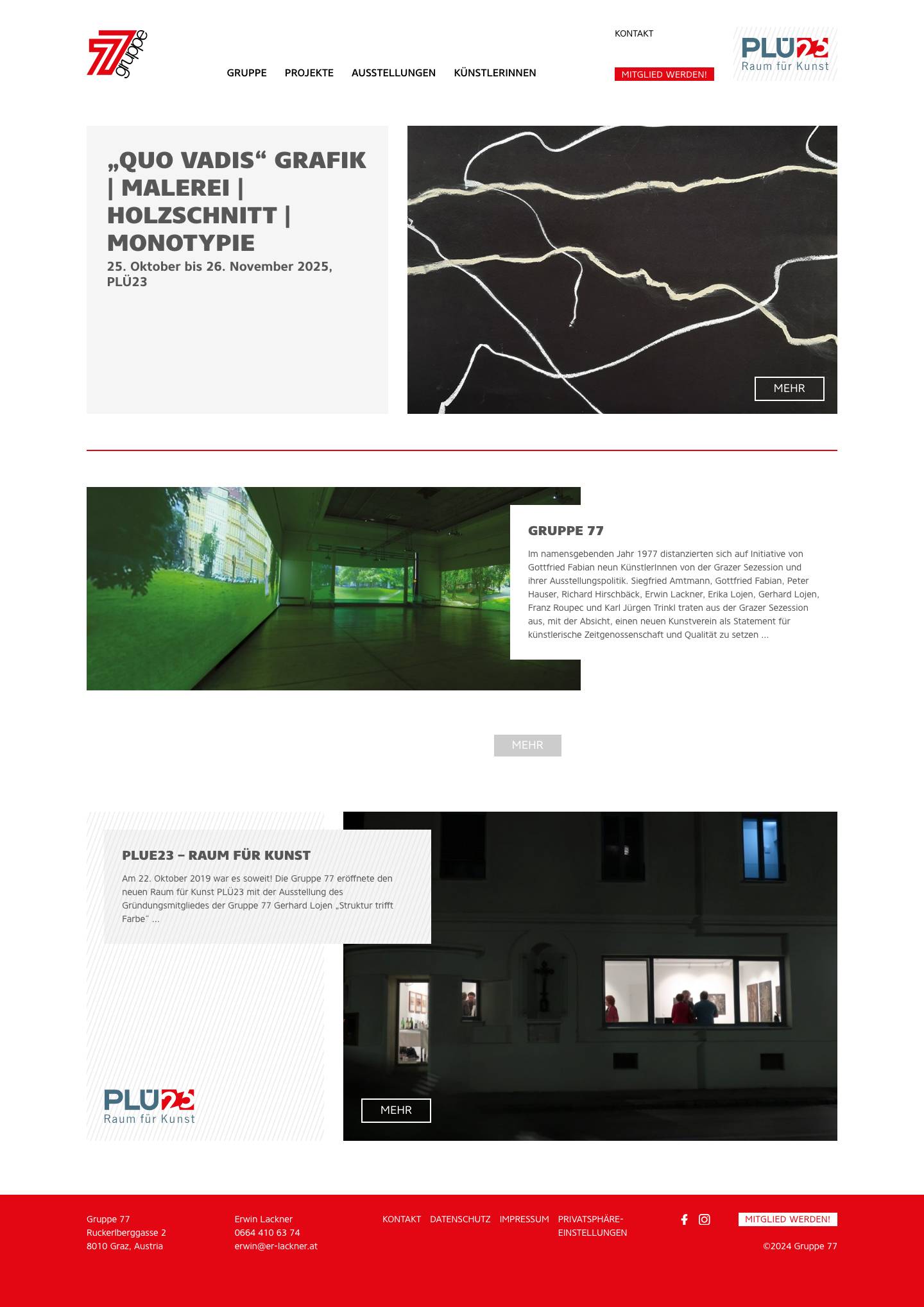 Home - Gruppe 77 - Full Screenshot