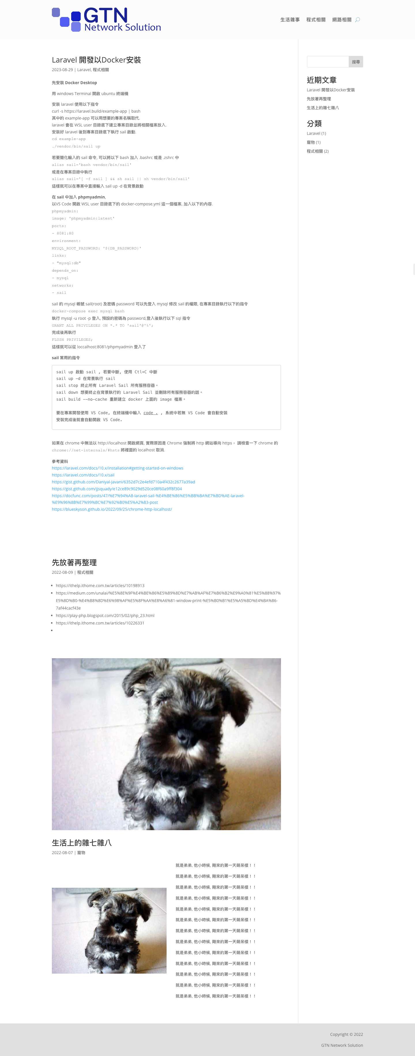 gtn.com.tw | GTN Network Solution - Full Screenshot