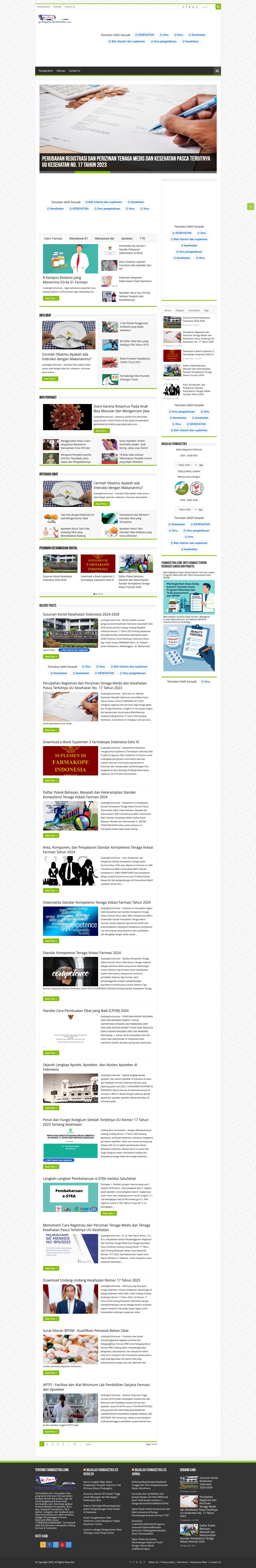 Home – Gudang Ilmu Farmasi - Full Screenshot