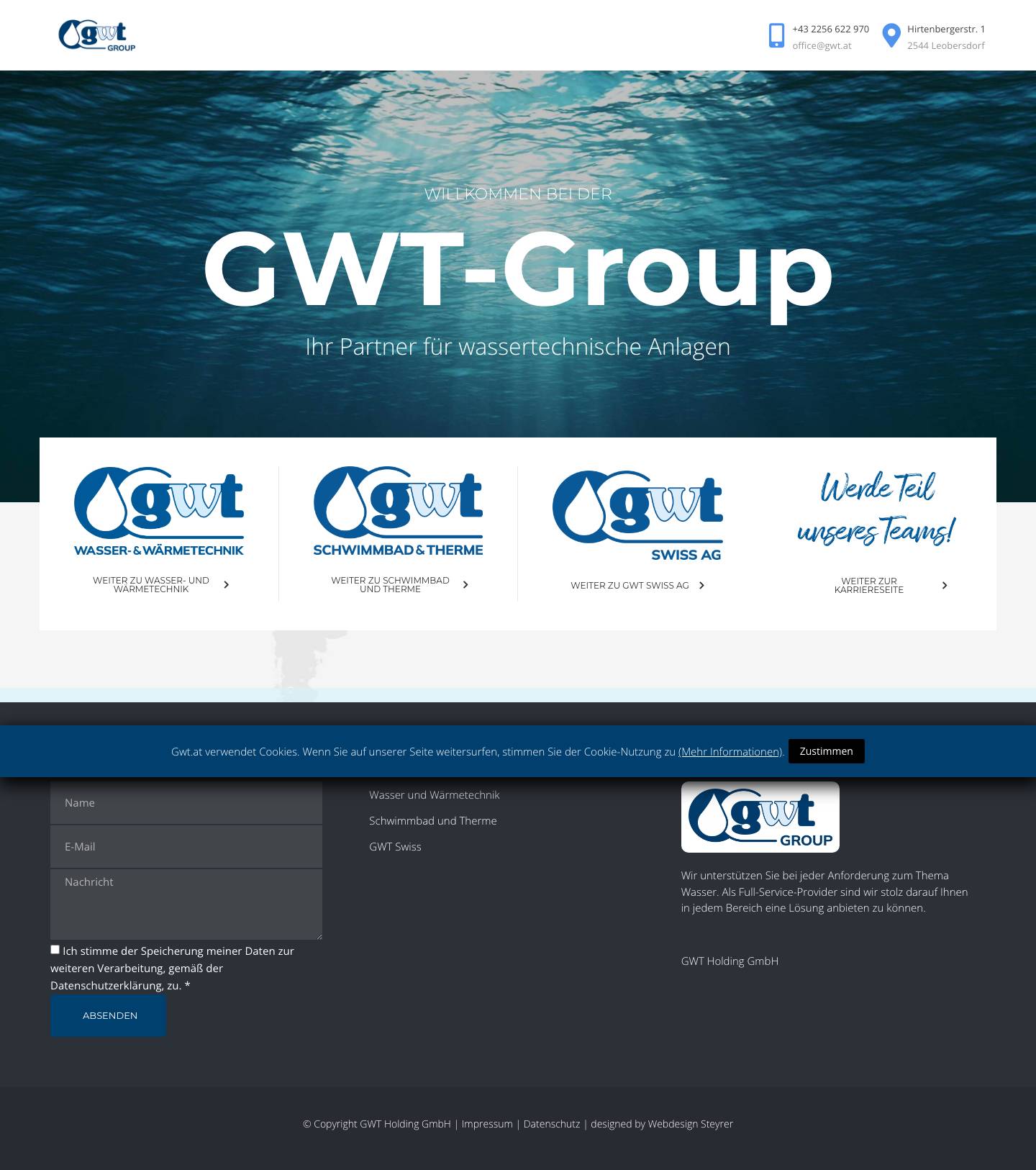 Home - GWT Group - Full Screenshot