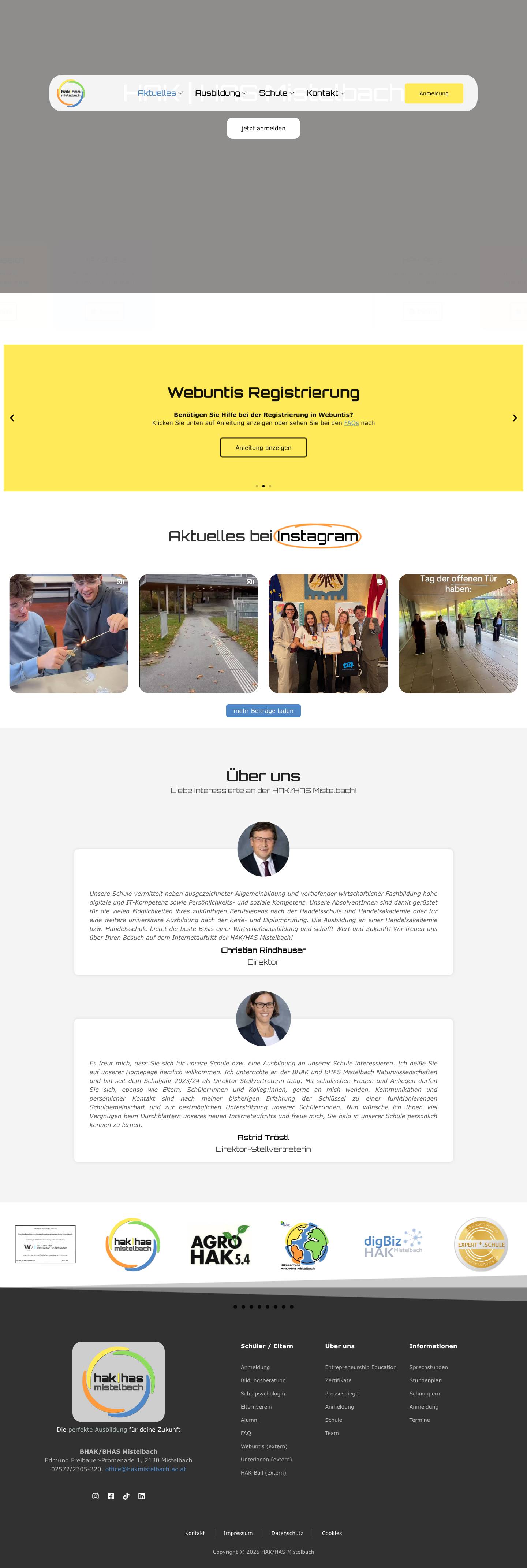 HAK HAS Mistelbach - Full Screenshot