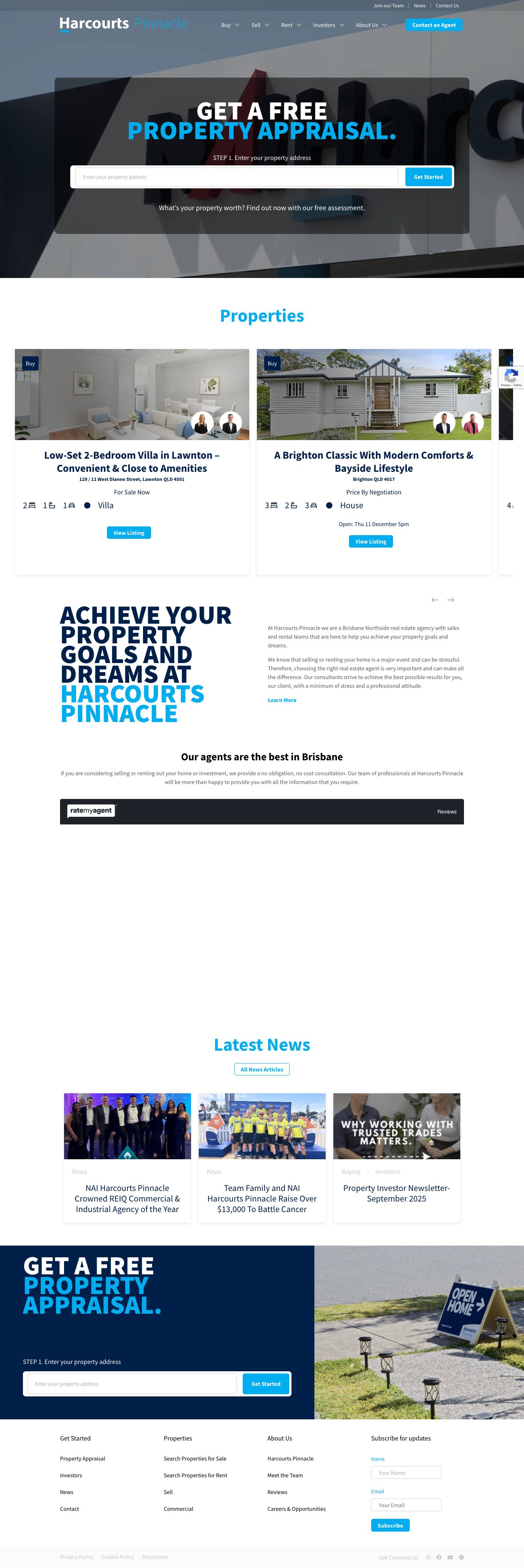 Harcourts Pinnacle - Full Screenshot