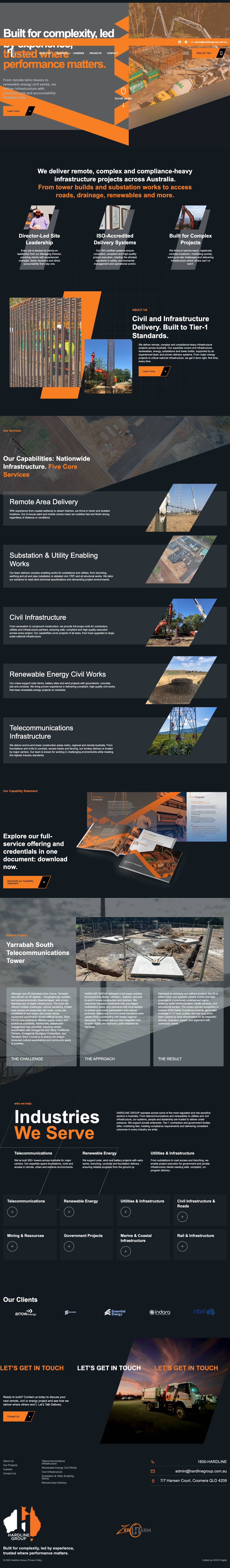 Home - Hardline Group - Full Screenshot