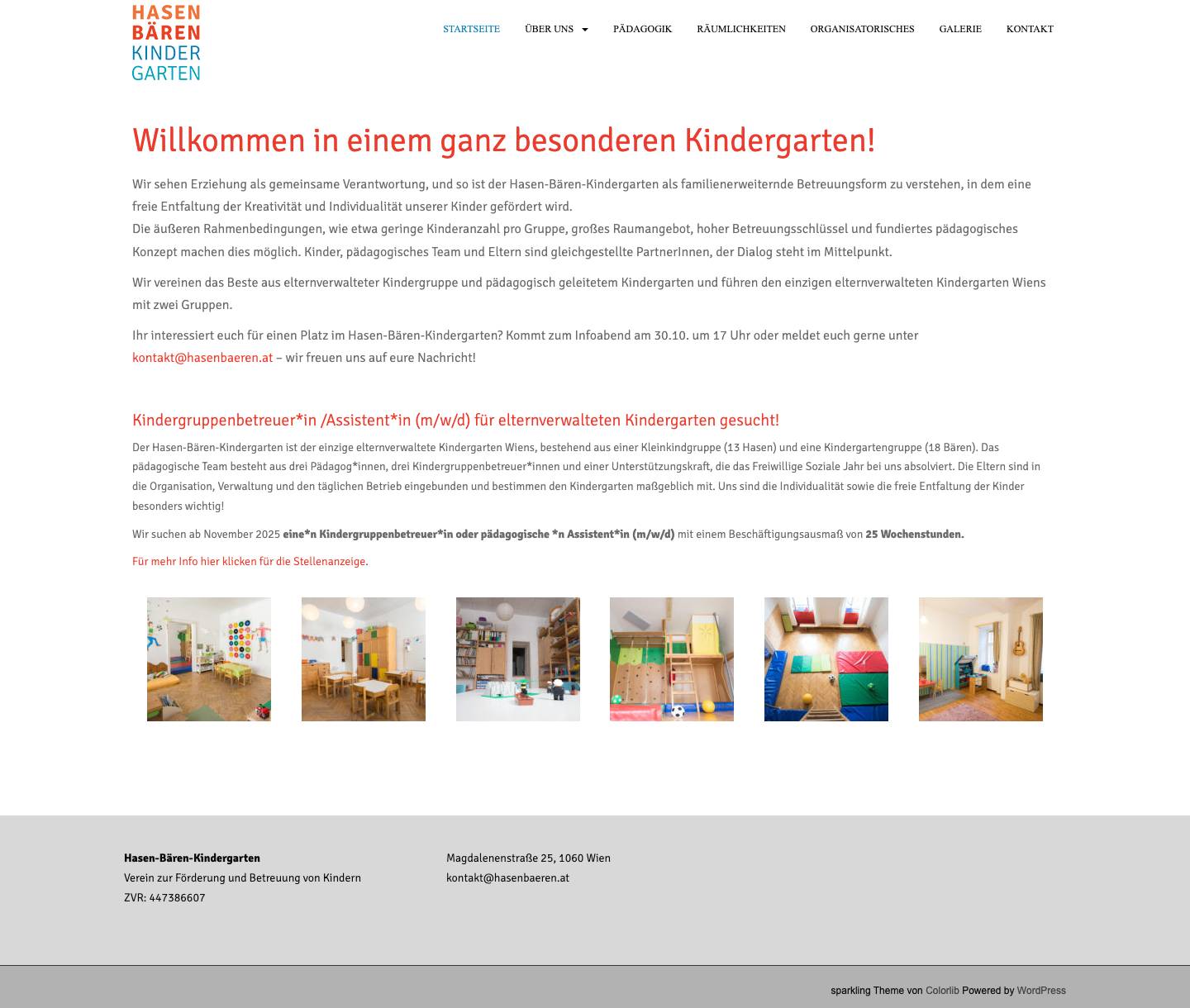 Hasen-Bären-Kindergarten - Full Screenshot