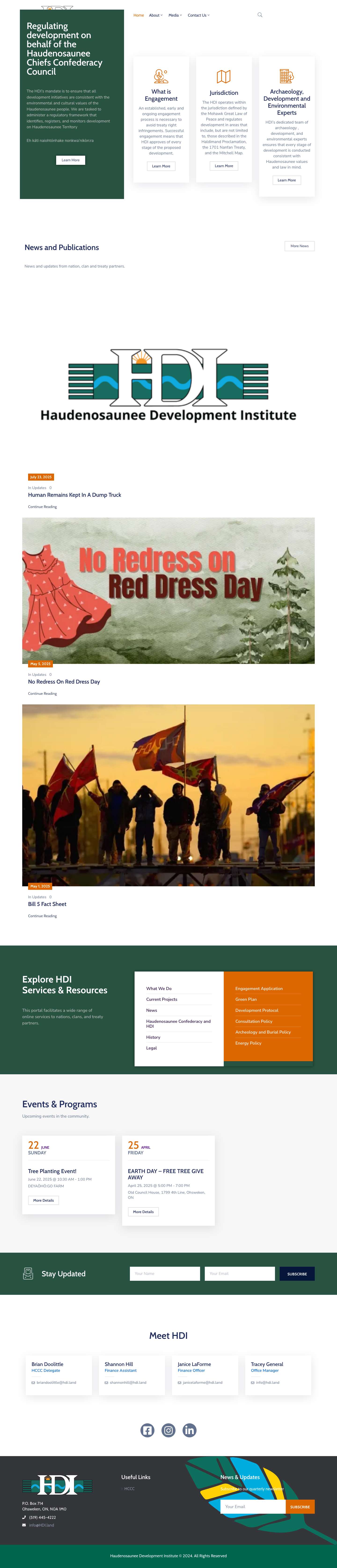 HDI Home - HDI - Full Screenshot