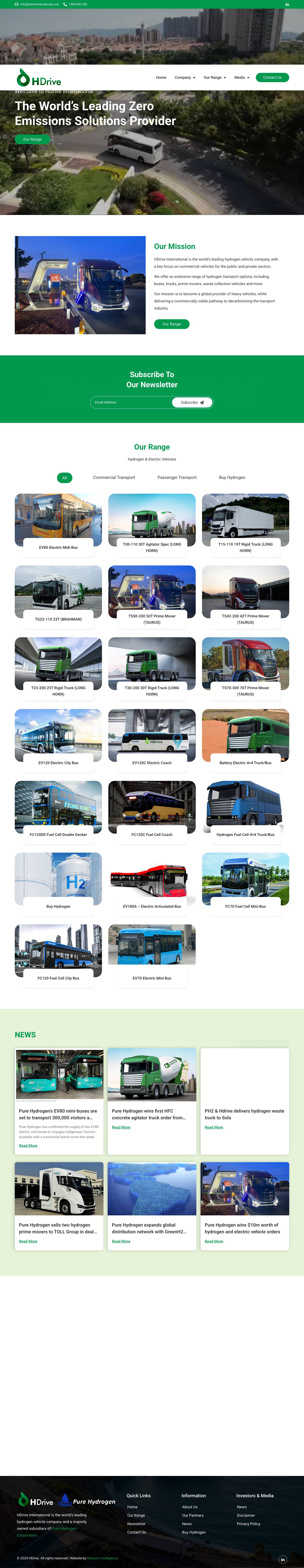 Home - HDrive International - Full Screenshot