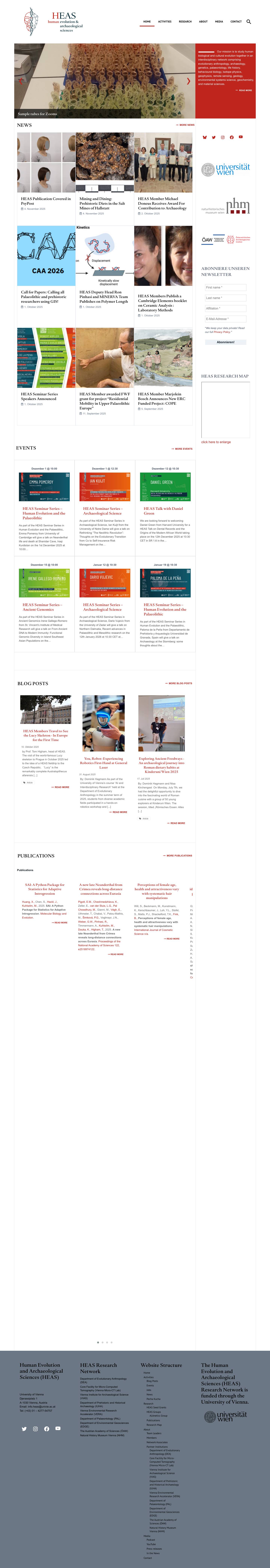 HEAS Startseite - HEAS - Full Screenshot