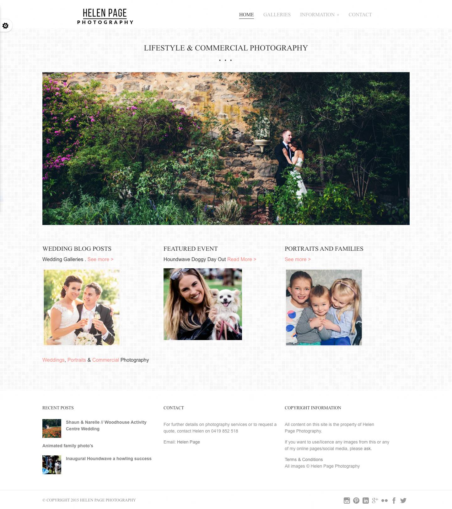 Helen Page Photography - Full Screenshot