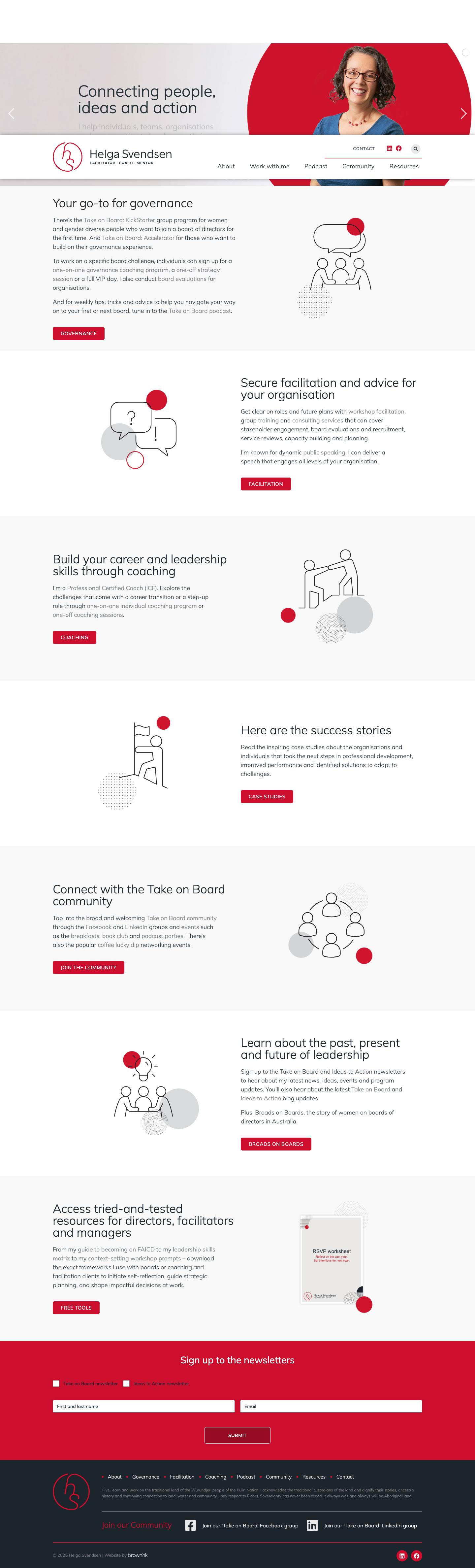 Helga Svendsen | facilitator, coach, mentor - Full Screenshot