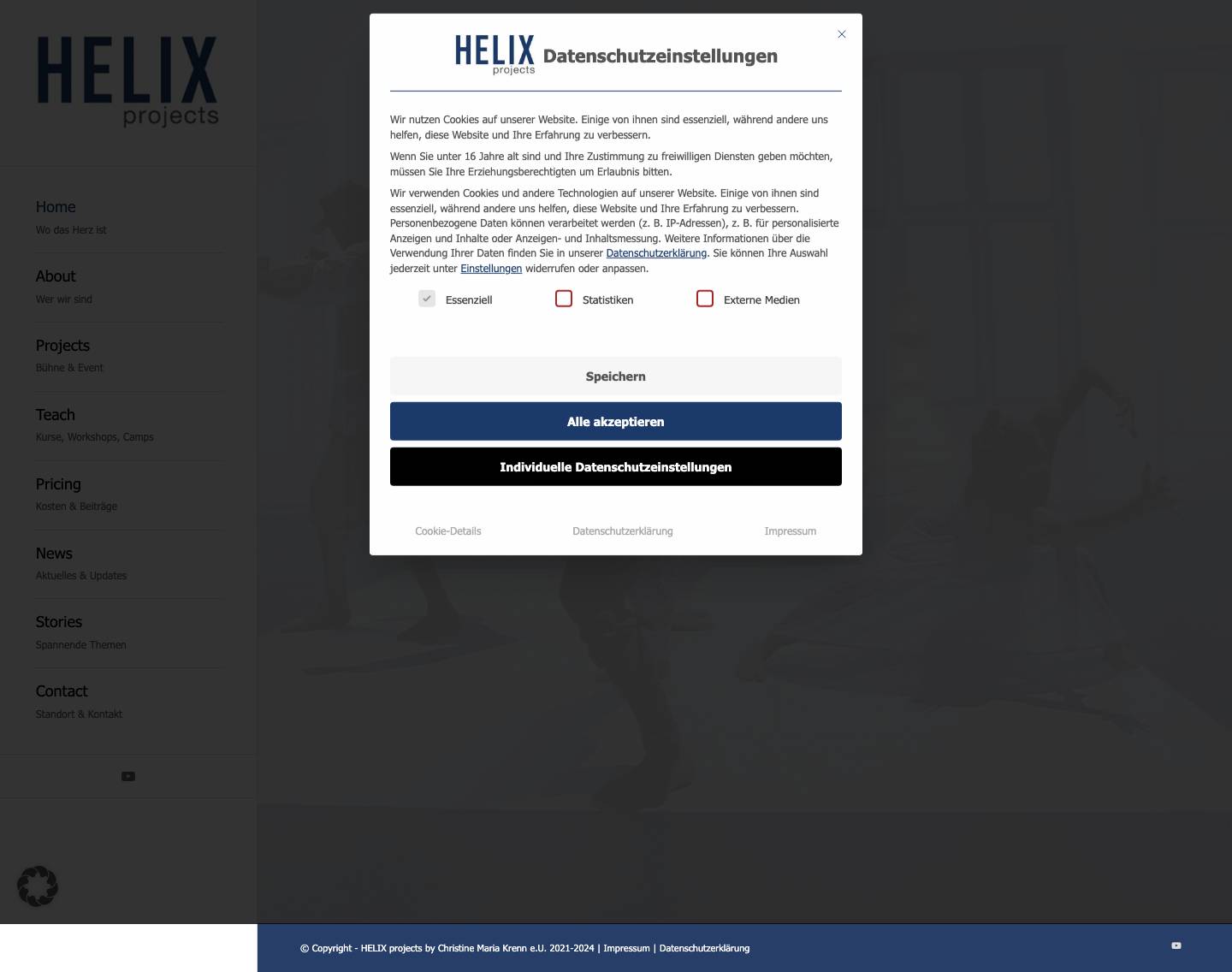 Home - HELIX projectsZurückWeiterNach oben scrollen - Full Screenshot