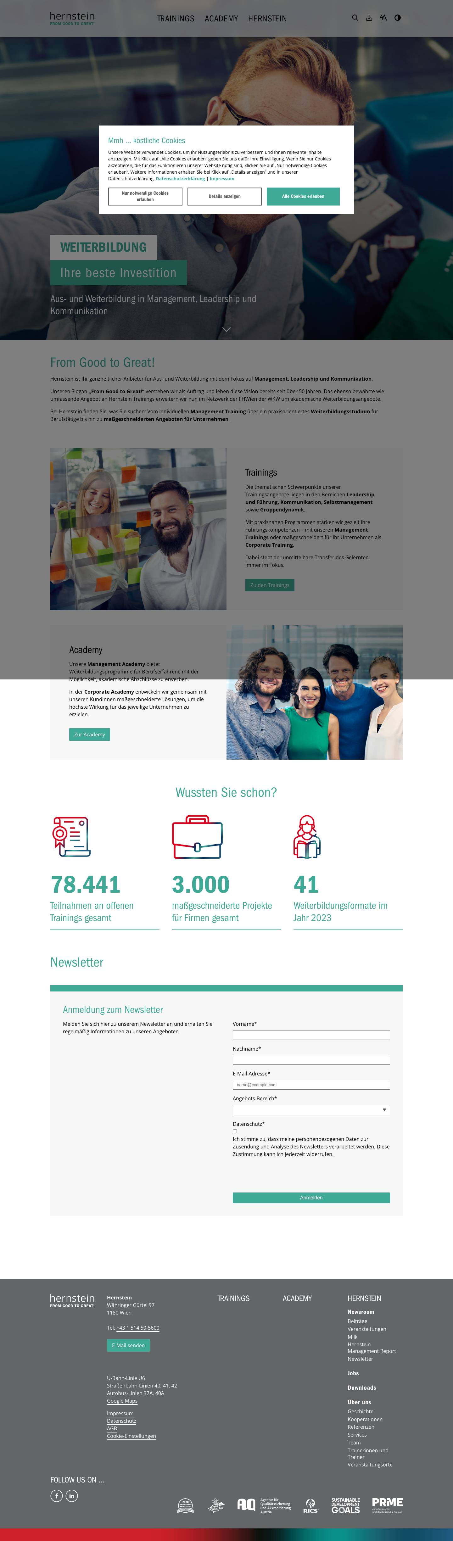 Hernstein | From Good to Great - Full Screenshot