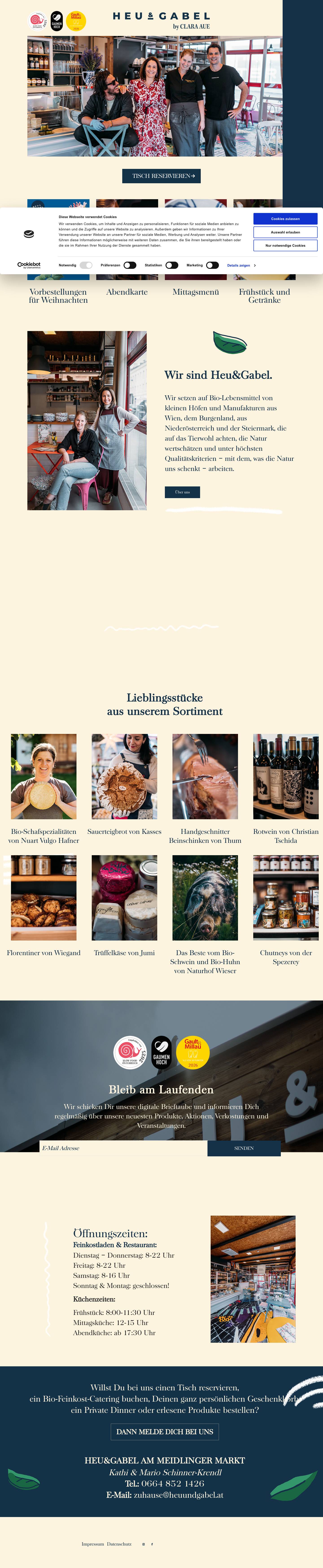 Home - Heu & Gabel - Full Screenshot