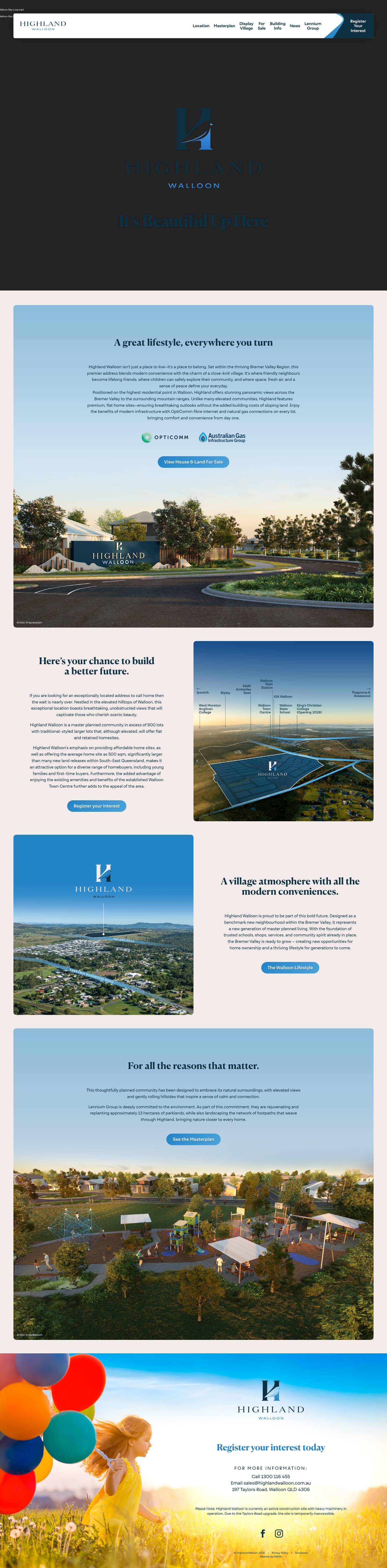 Home - Highland Walloon - Full Screenshot