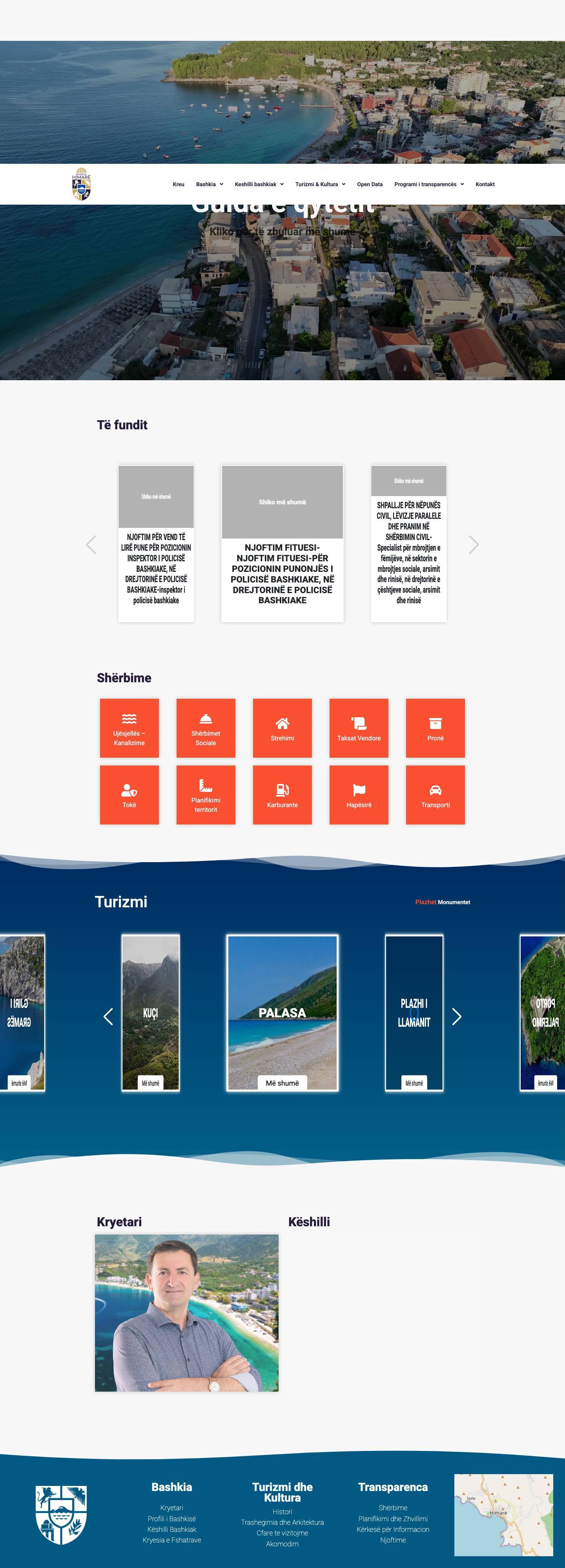 Kreu - Bashkia Himarë - Full Screenshot