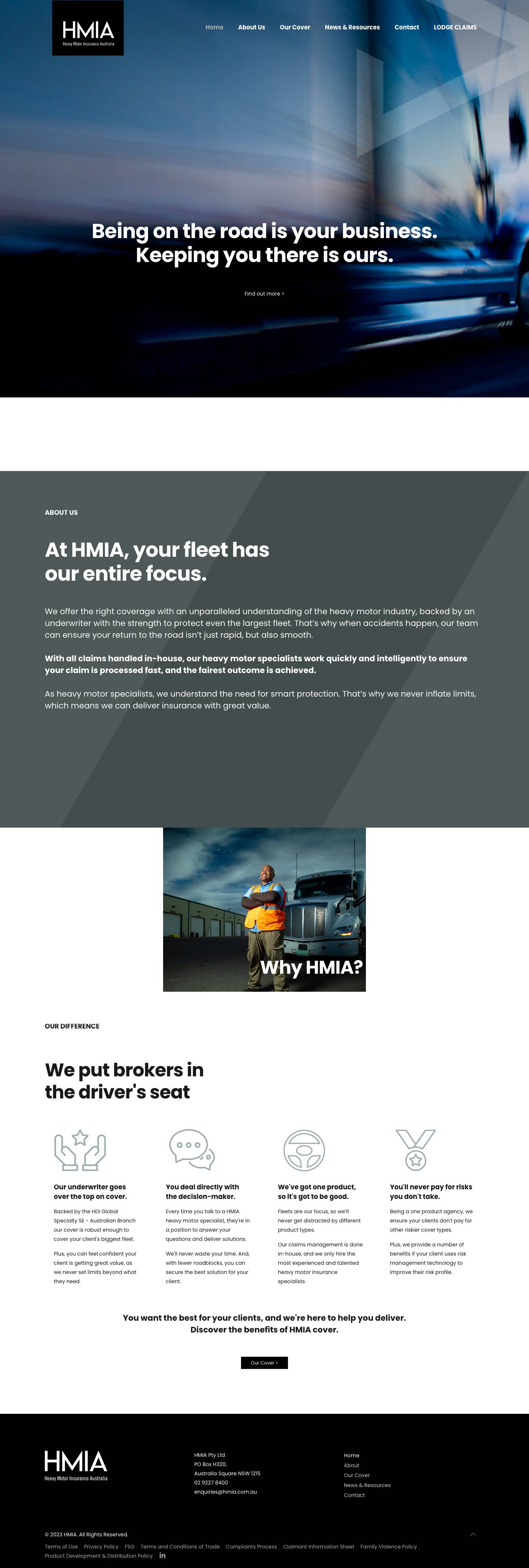 HMIA – Heavy Motor Insurance - Full Screenshot