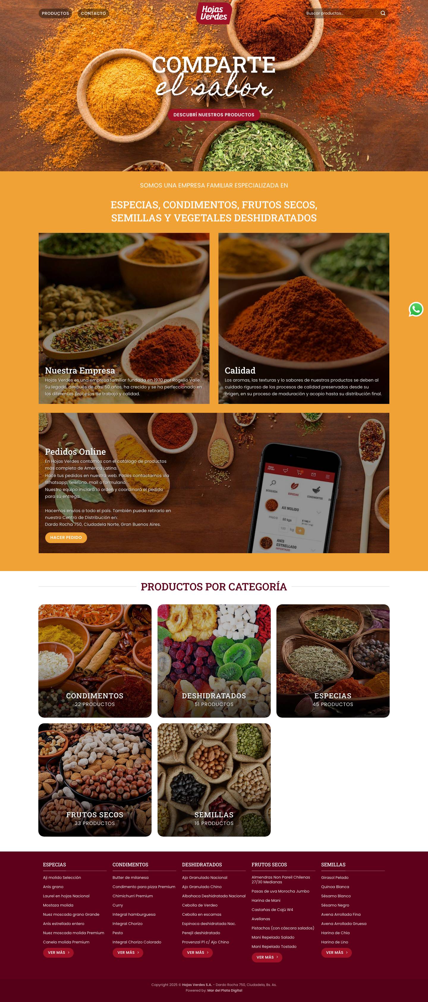 Inicio | Hojas Verdes - Full Screenshot