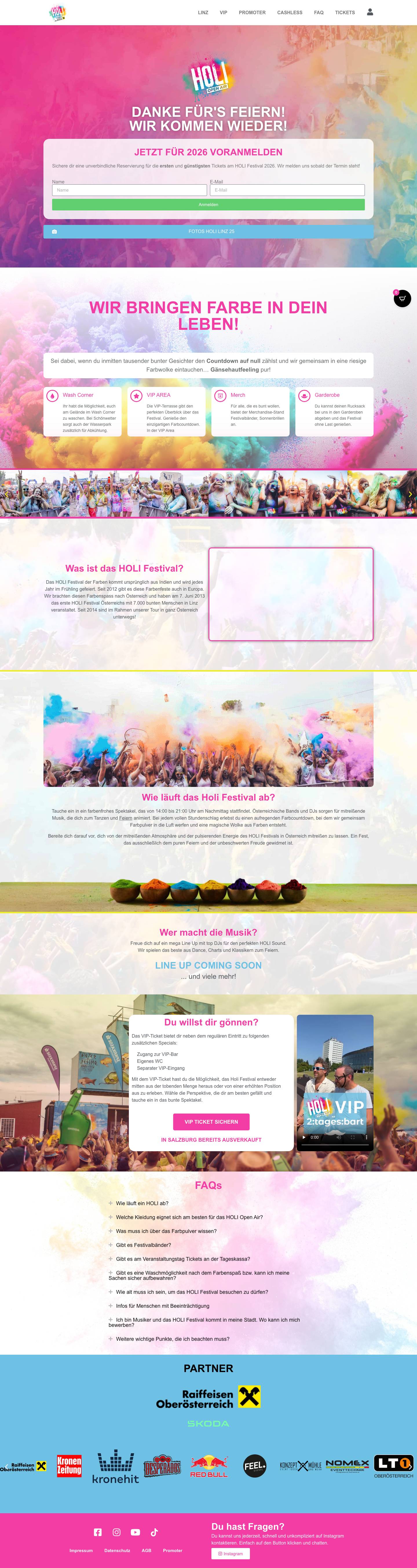 Startseite 24 - Holi Festival der Farbentiktok - Full Screenshot