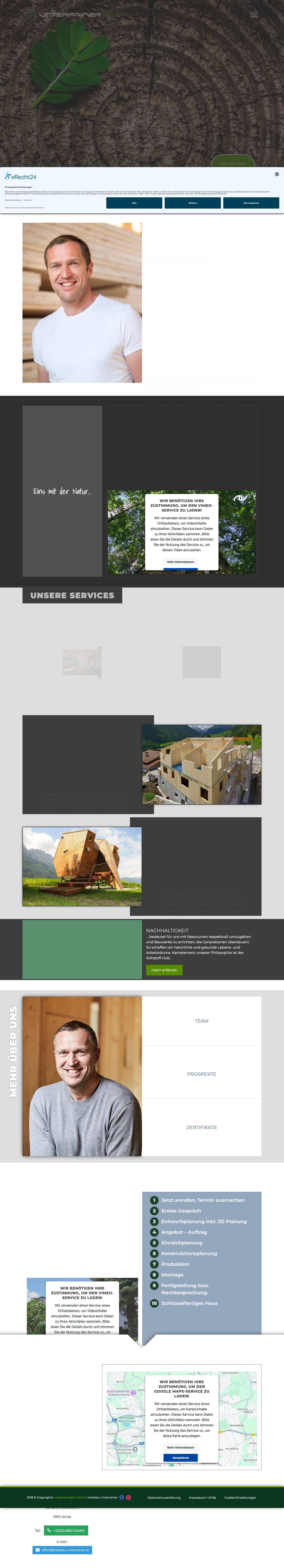 Bauen mit Liebe zu Holz, Handwerk und Nachhaltigkeit - Full Screenshot