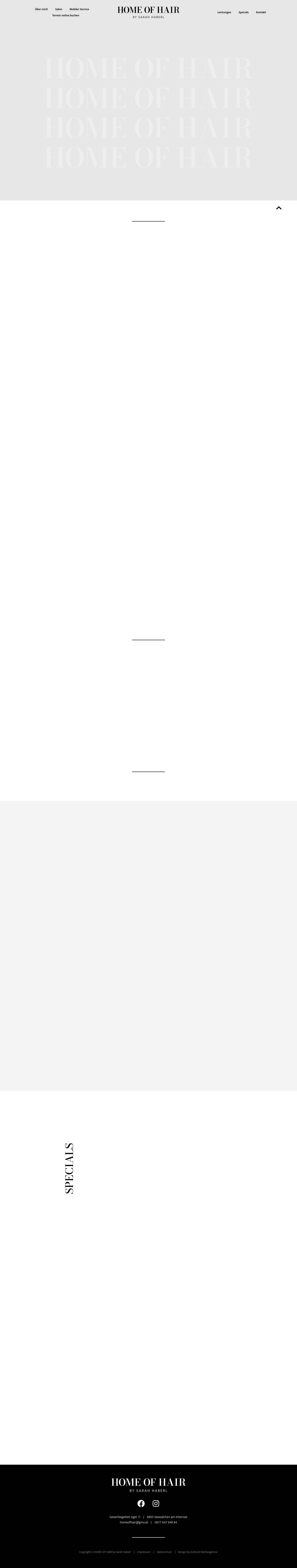 Home Of Hair – by Sarah Haberl - Full Screenshot