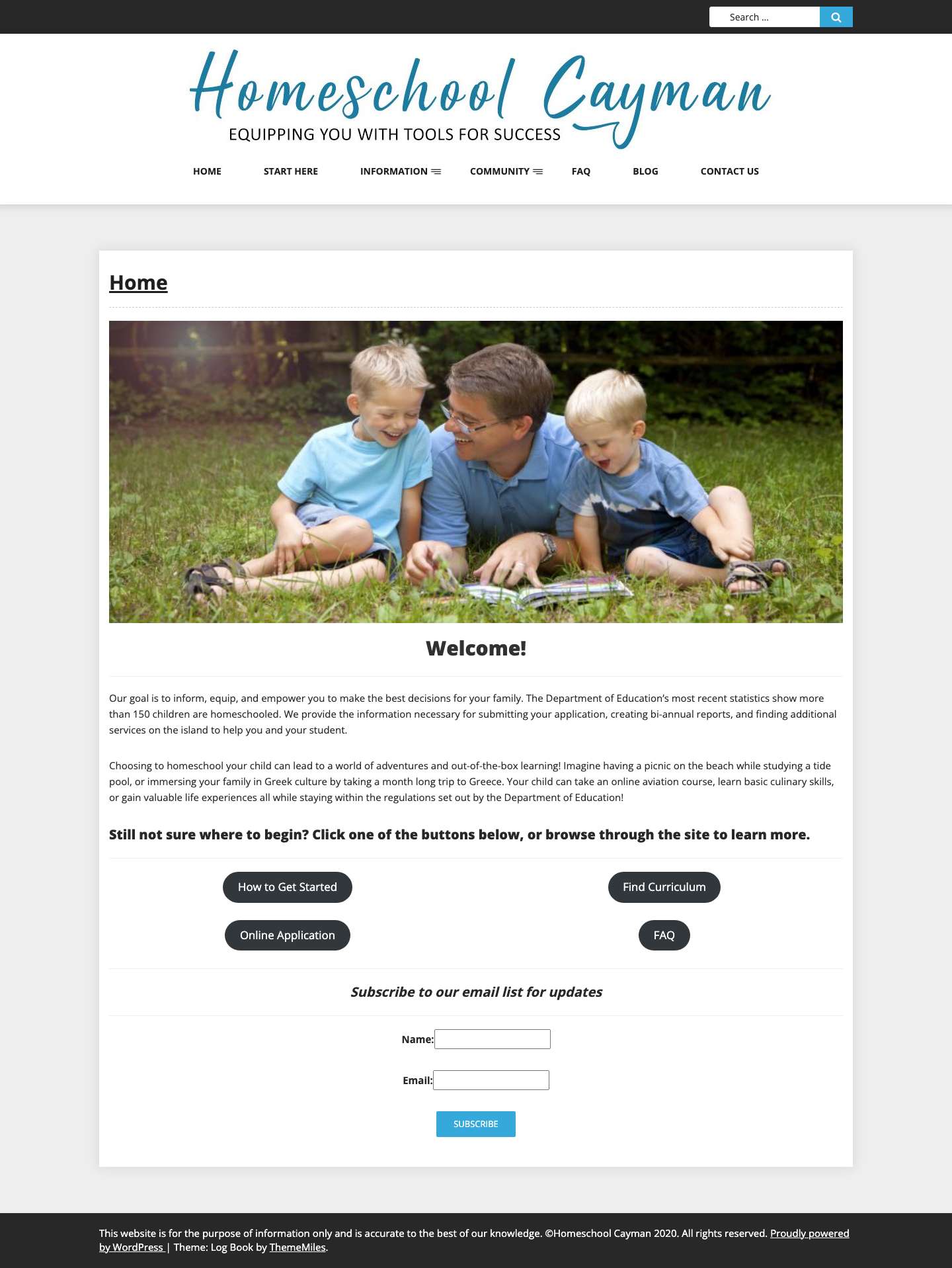 Homeschool Cayman – EQUIPPING YOU WITH TOOLS FOR SUCCESS - Full Screenshot