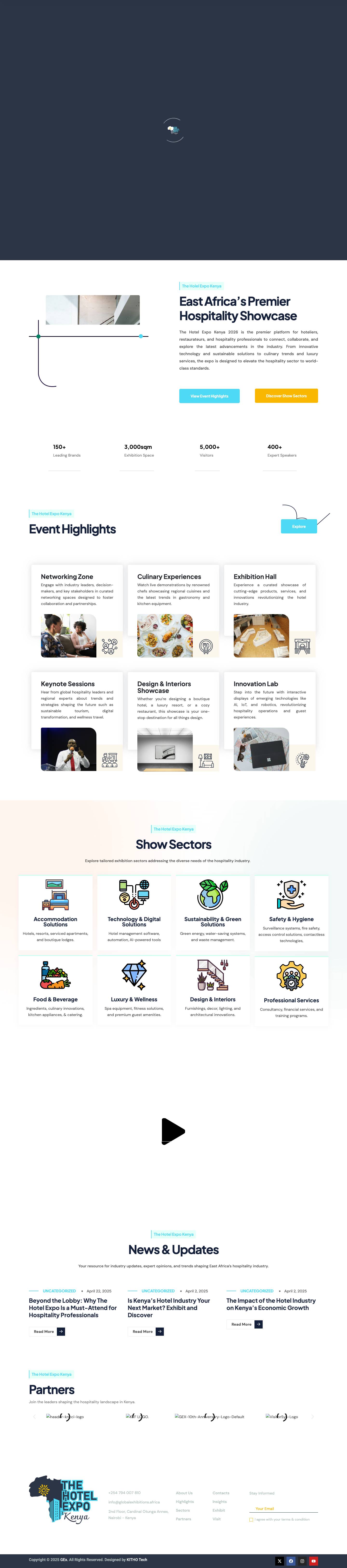 Home - The Hotel Expo Kenya 2026 - Full Screenshot