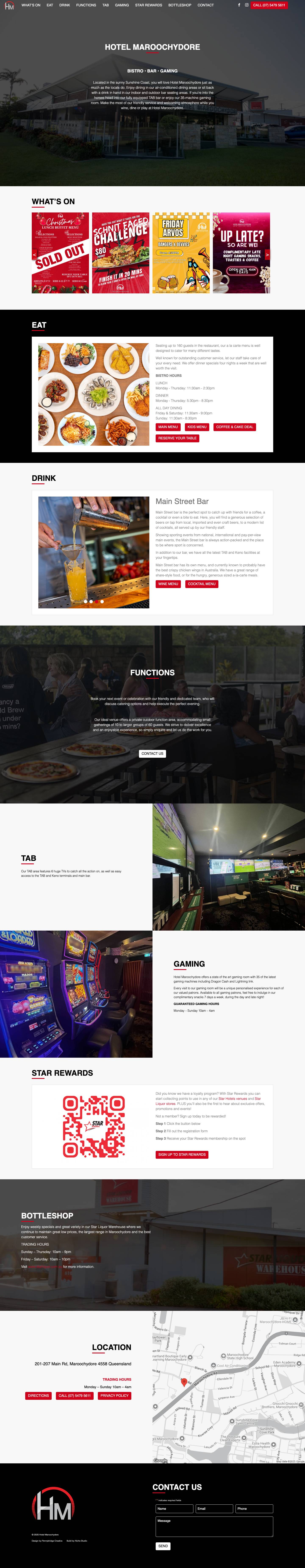 Home - Hotel Maroochydore - Full Screenshot