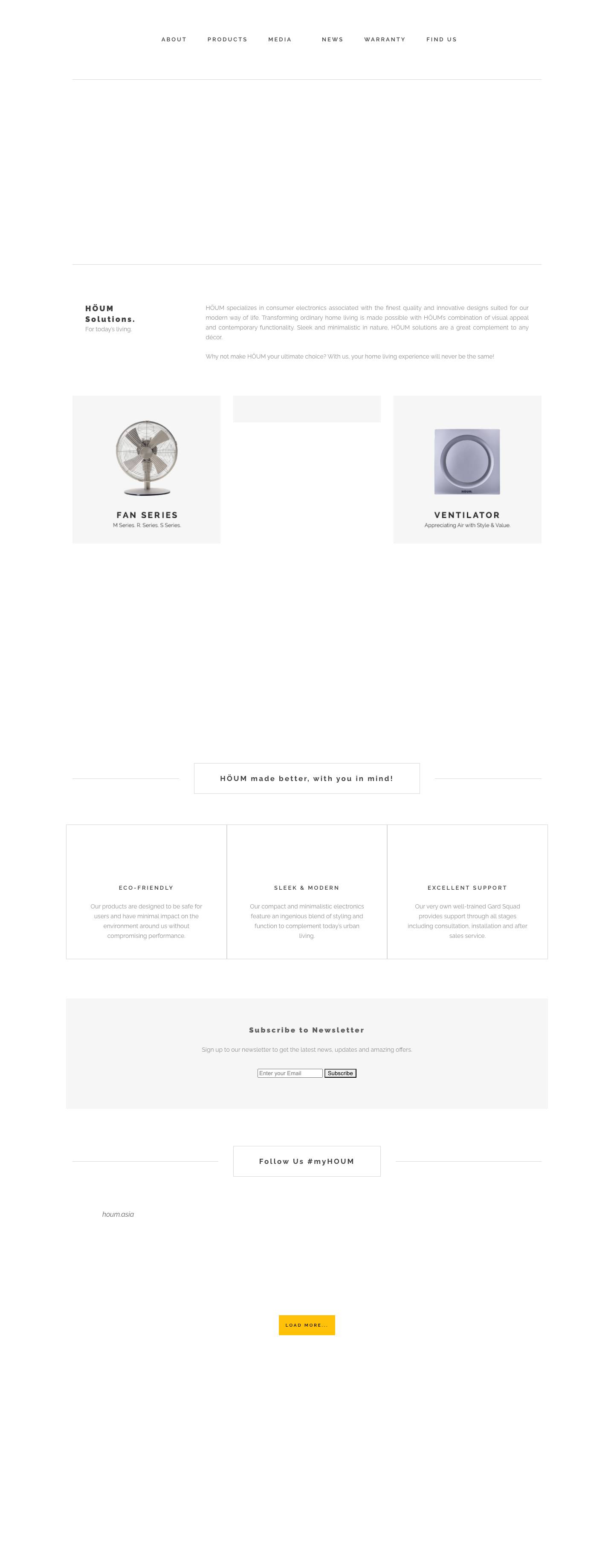 HÖUM Malaysia | Modern Lifestyle Products for Your Home - Full Screenshot