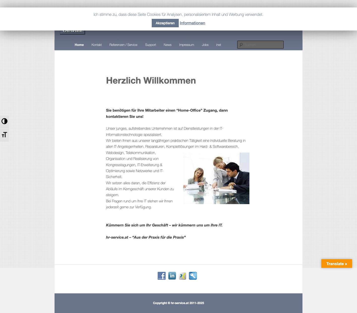 HR-Service | "Aus der Praxis für die Praxis" IT-Support aus erster Hand - Full Screenshot