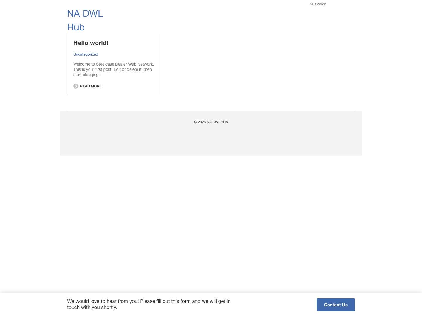 NA DWL Hub - Full Screenshot