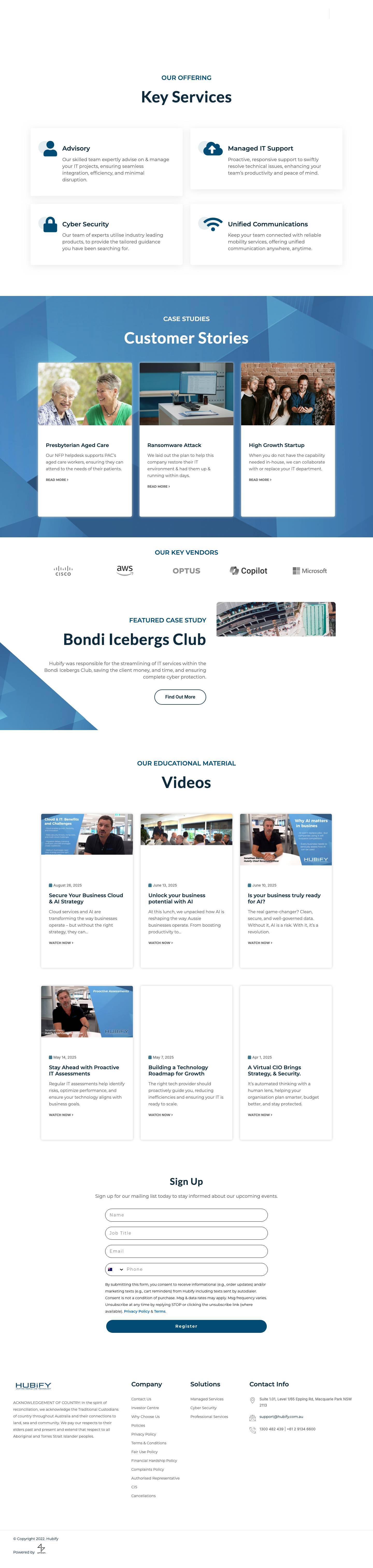 Hubify – Unifying People & Technology - Full Screenshot
