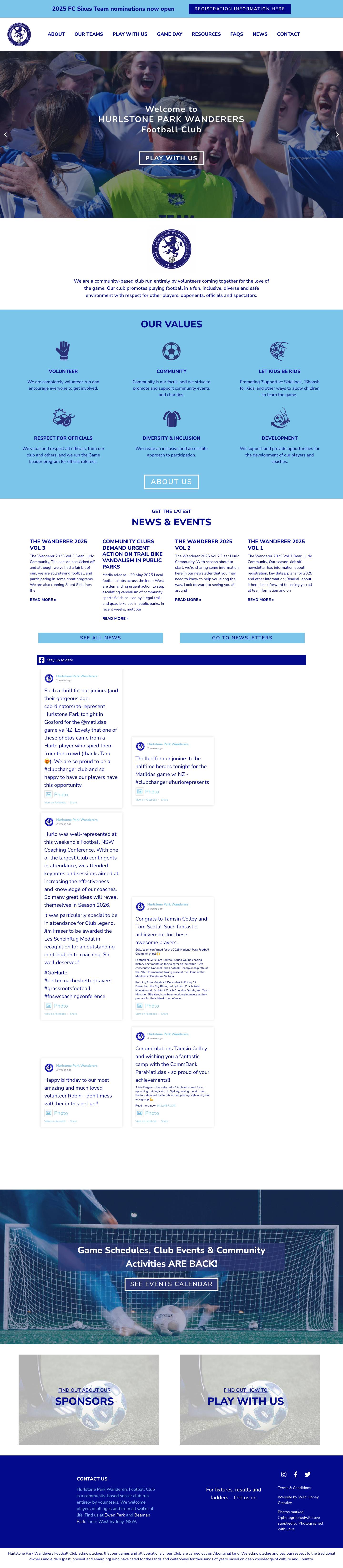 Hurlstone Park Wanderers | Hurlstone Park Wanderers - Full Screenshot