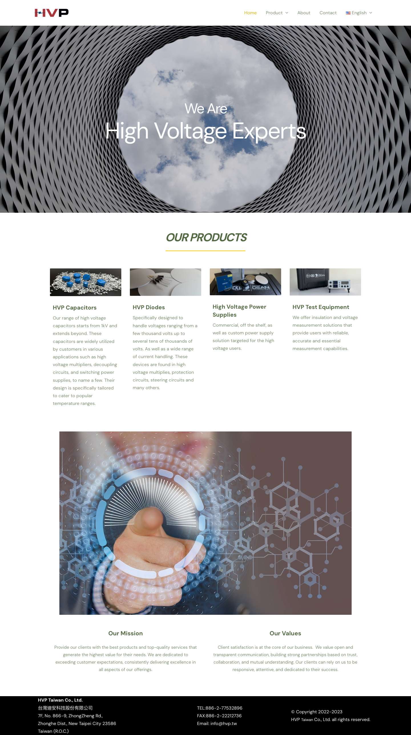 Home - HVP TW - Full Screenshot