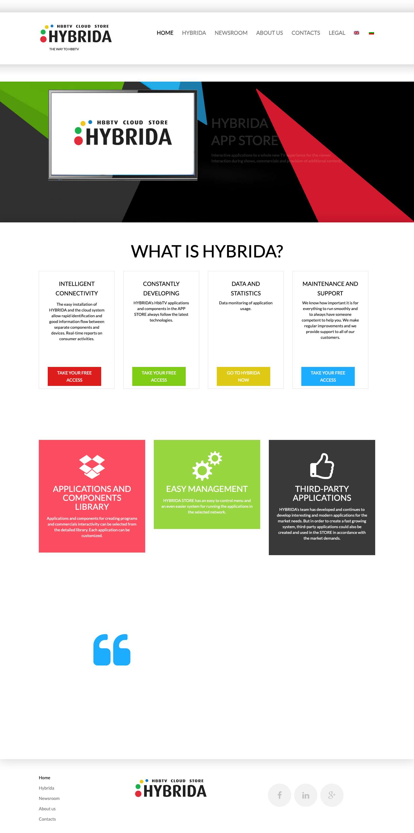 Hybrida | the way to hbbtv - Full Screenshot