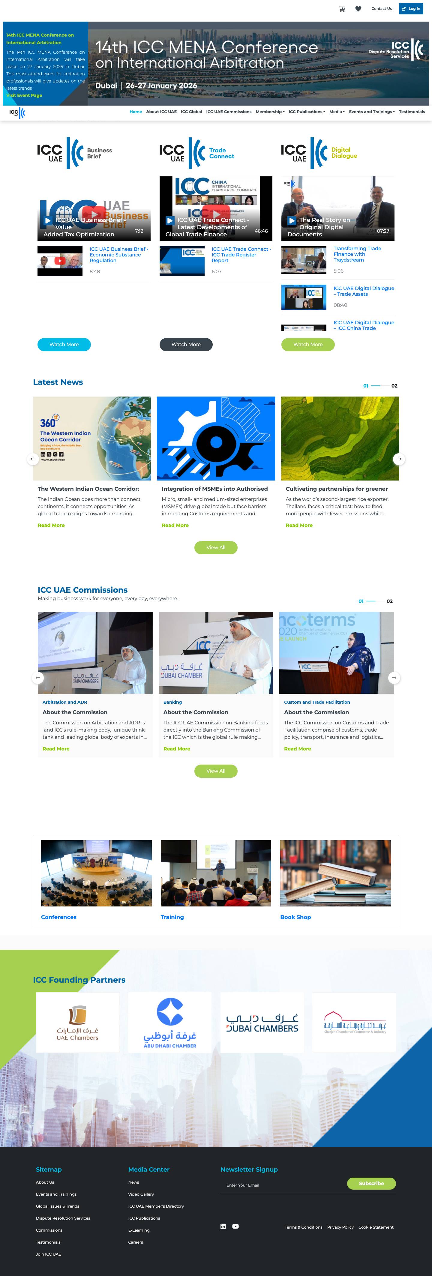 ICC UAE - Full Screenshot