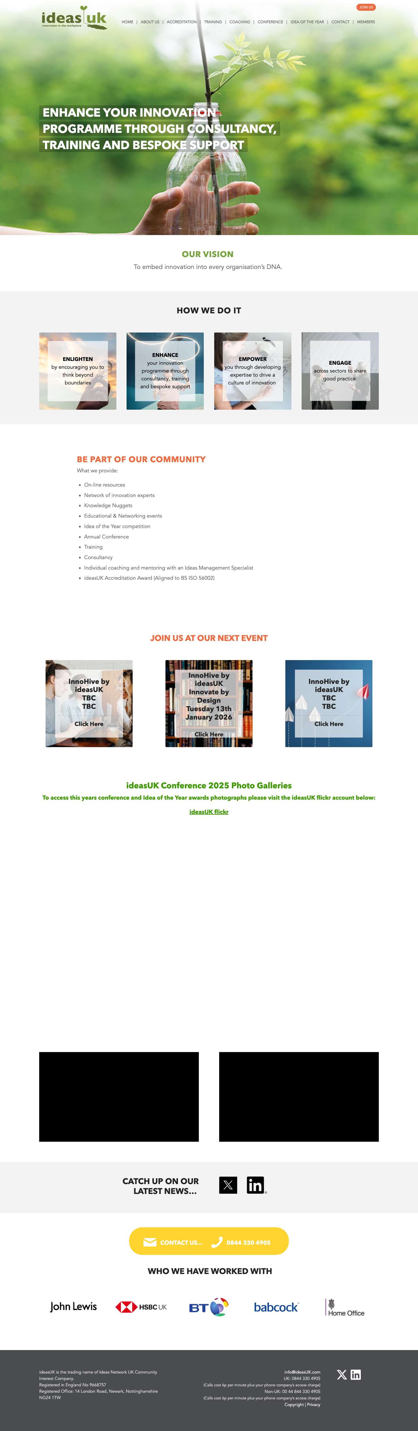 Home - IdeasUK - Full Screenshot