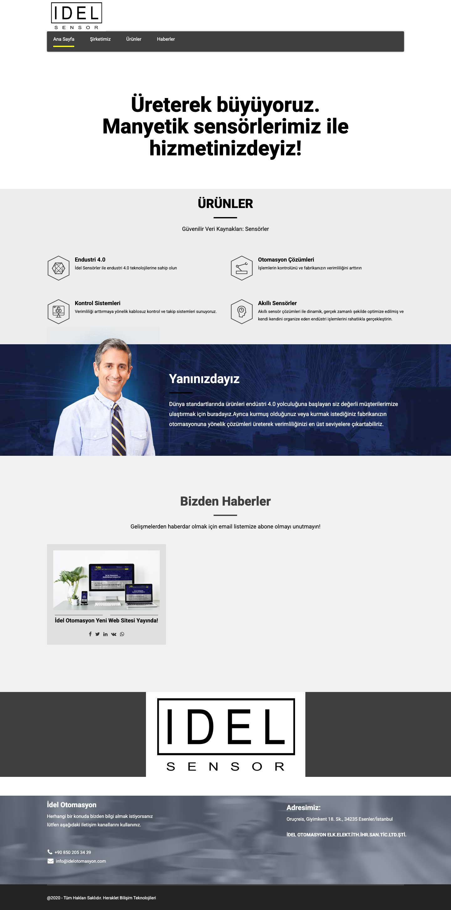 Idel Sensörleri – Işık Hızında Otomasyon - Full Screenshot