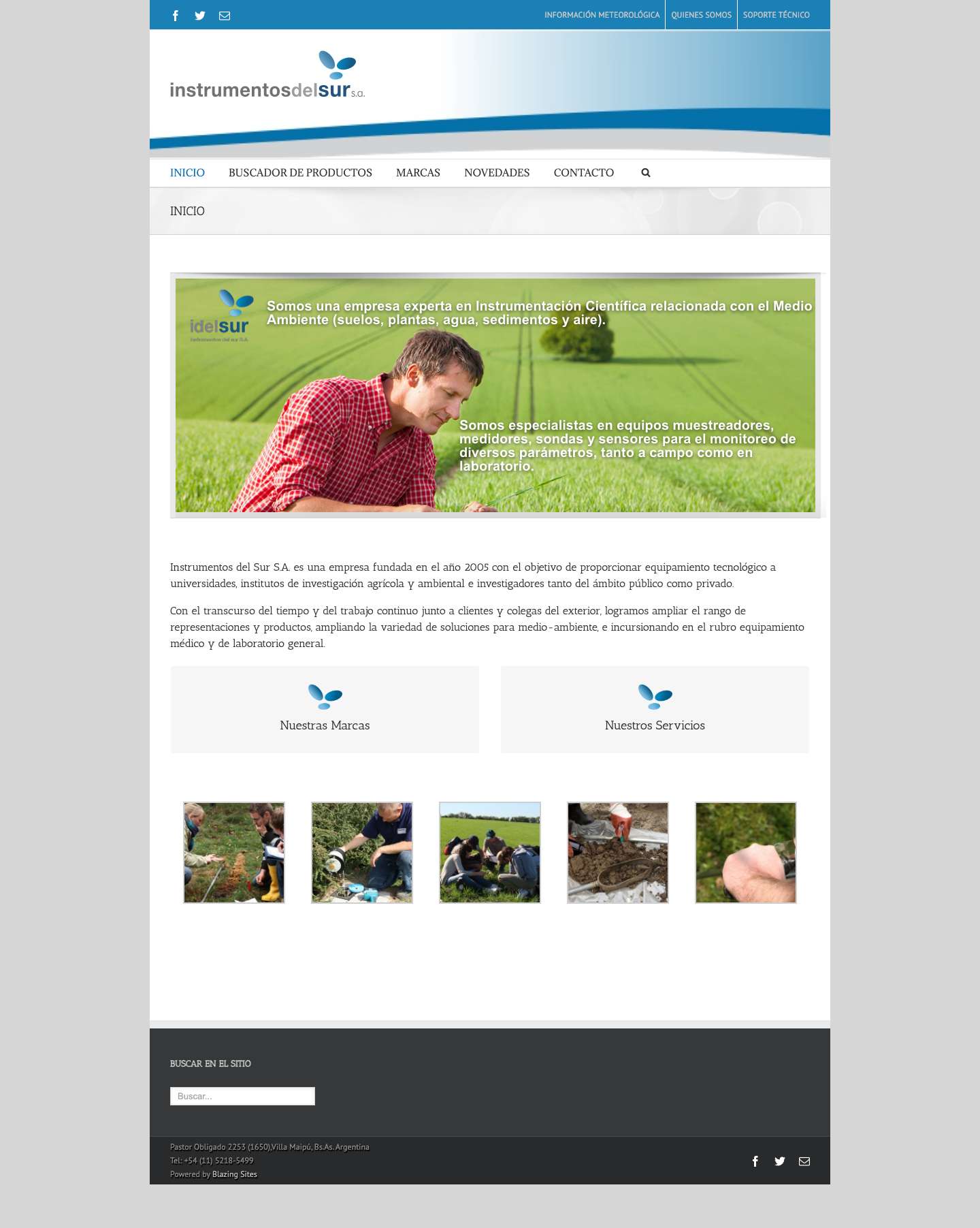 INICIO - Instrumentos del Sur - Full Screenshot