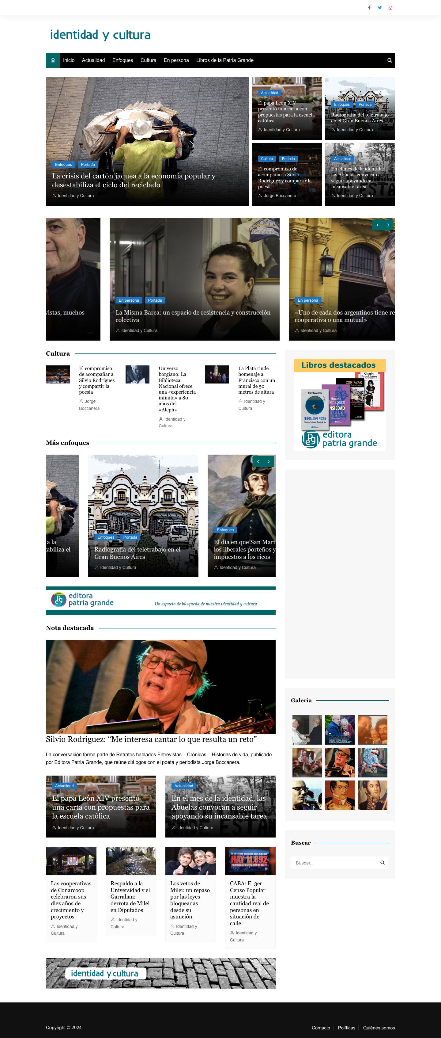 Identidad y Cultura - Full Screenshot