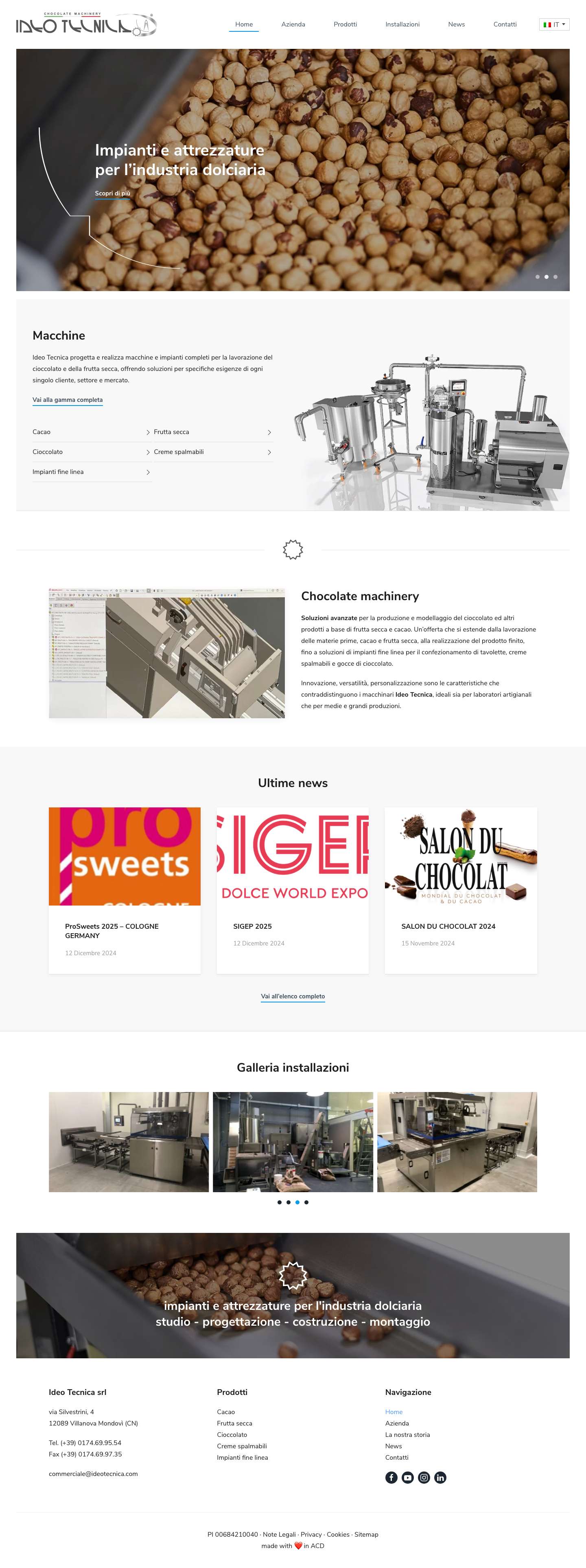 Home - IdeoTecnica - Full Screenshot