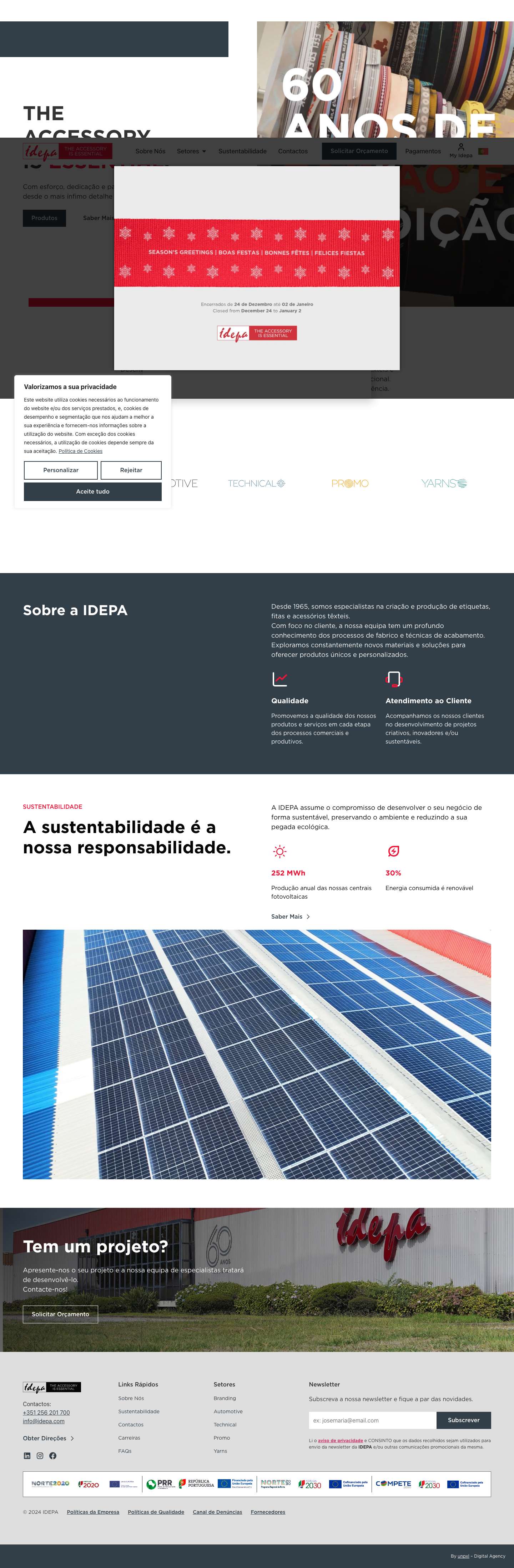 Idepa - Labels & Trimmings - Full Screenshot