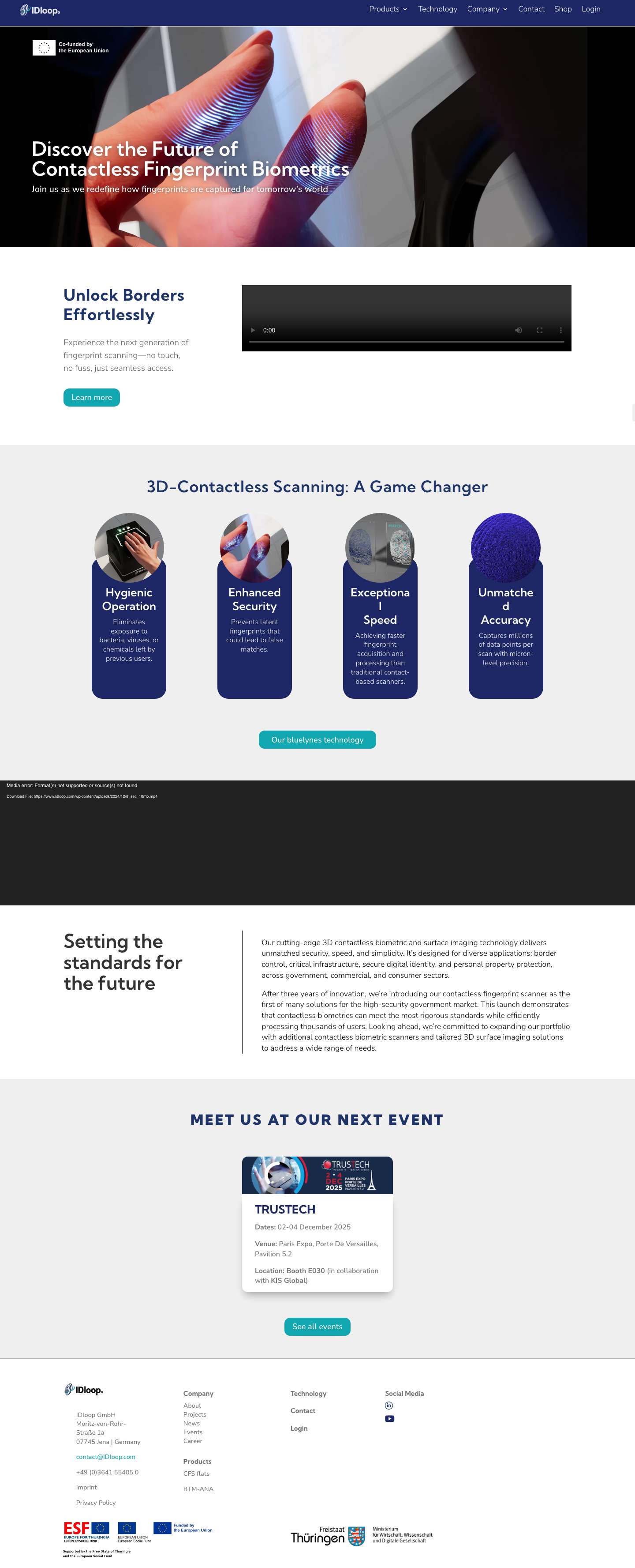 IDloop - home - IDloop - Full Screenshot