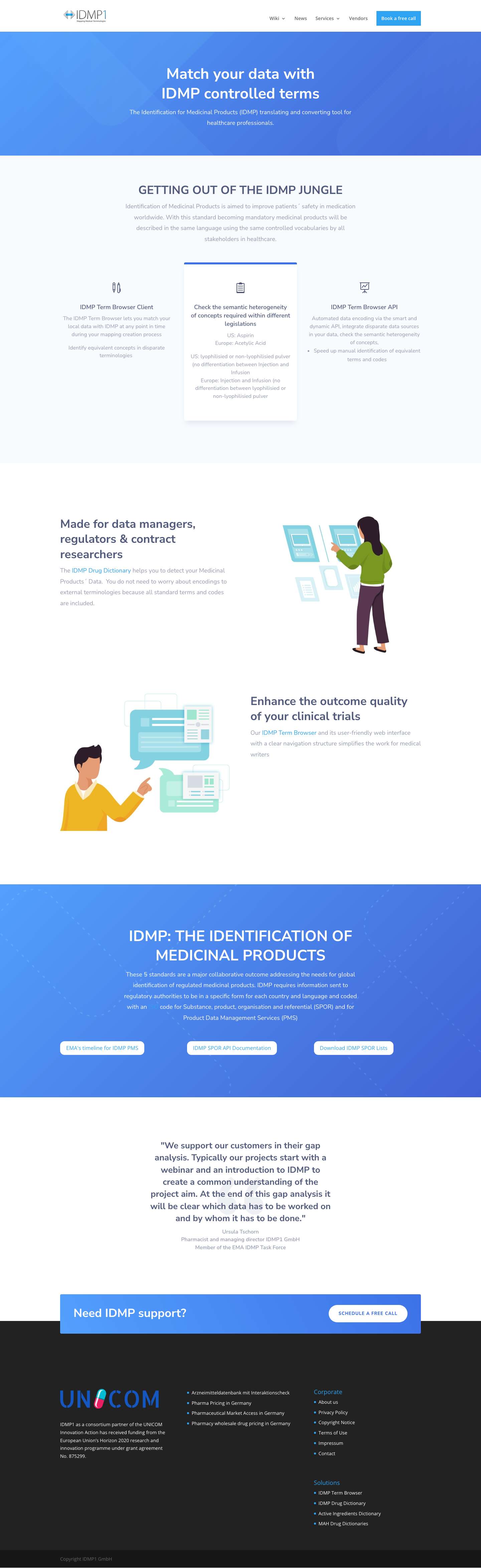 IDMP News, Wiki & Vendors: Learn about Icsr, Xevmpd and more - Full Screenshot