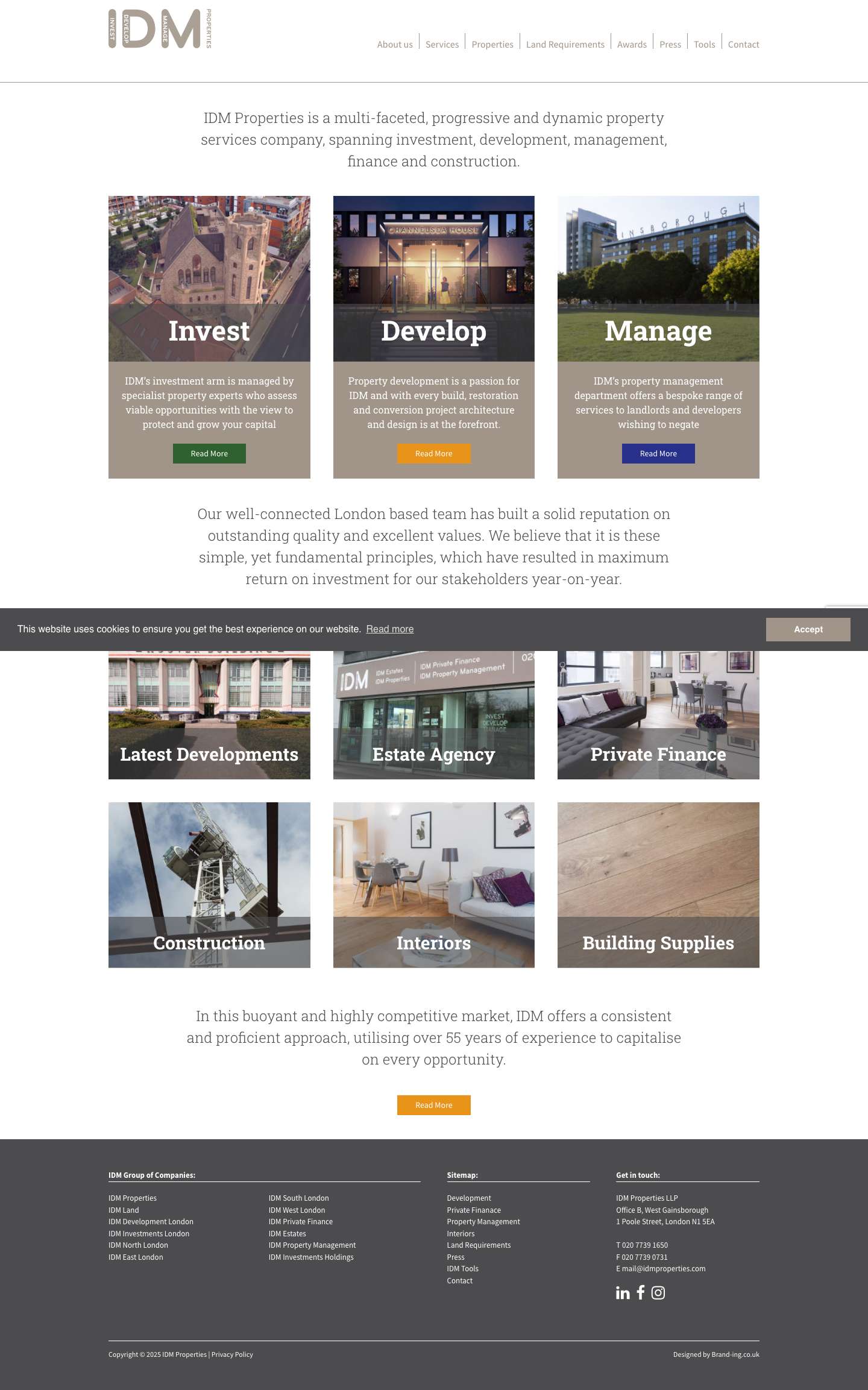 Home - IDM Properties - Full Screenshot
