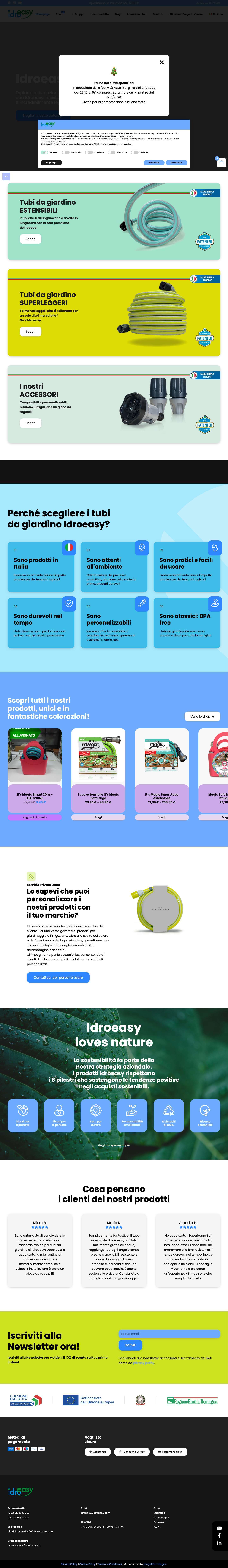 Homepage - IdroEasy - Full Screenshot