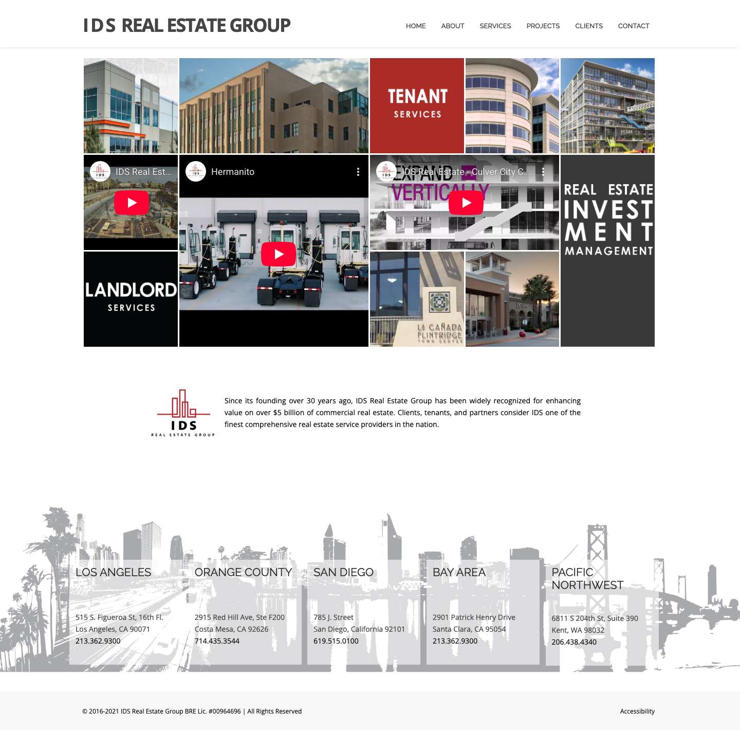 IDS Real Estate Group - Full Screenshot