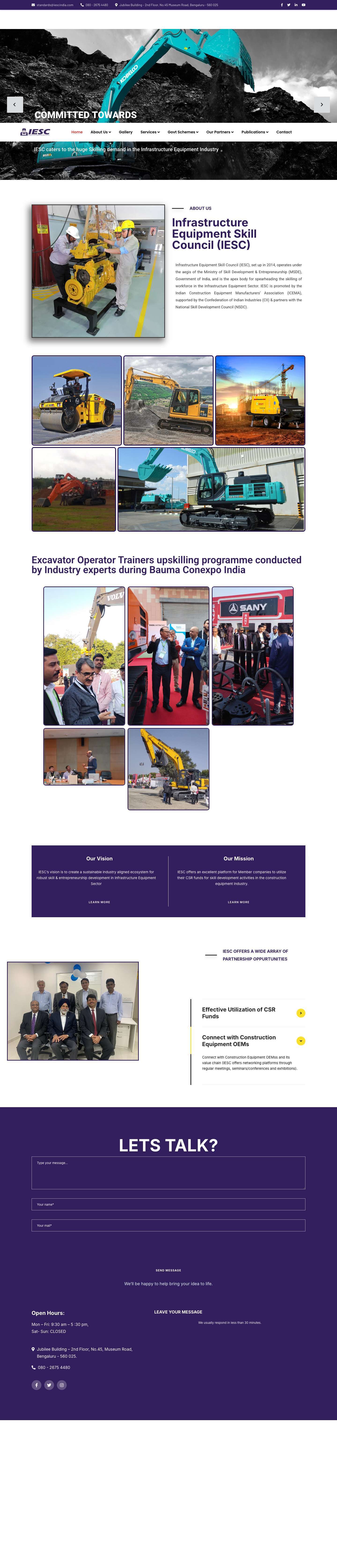 Home - iescindia - Full Screenshot