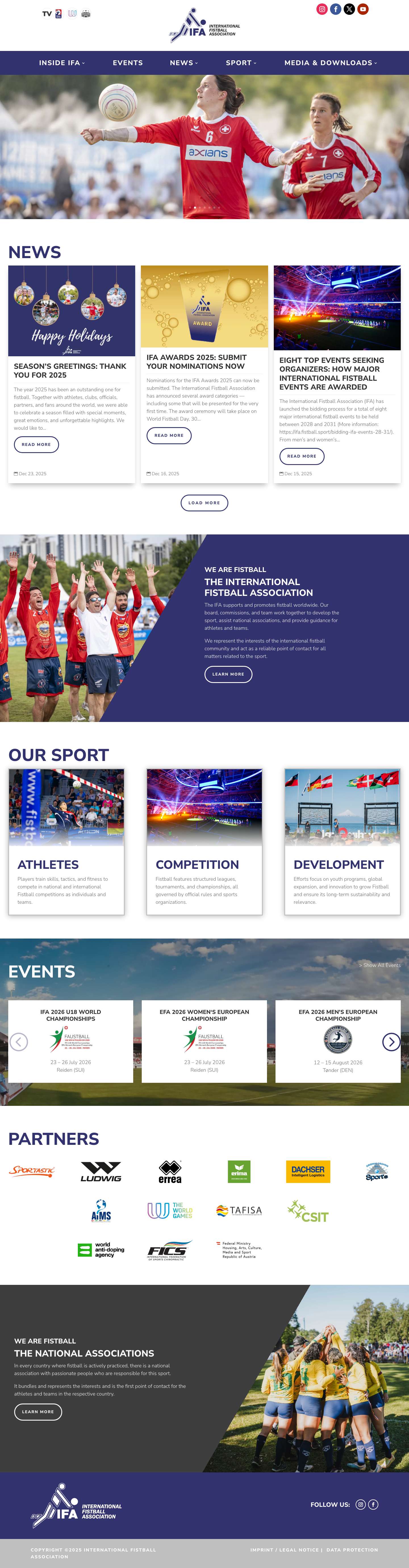 IFA | International Fistball Association | - Full Screenshot
