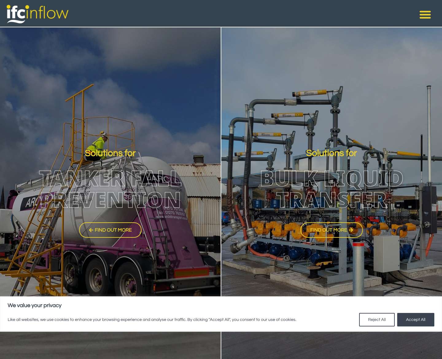 Safe Tanker Access | Liquid Loading Solutions | IFC Inflow | Safety By Design - Full Screenshot