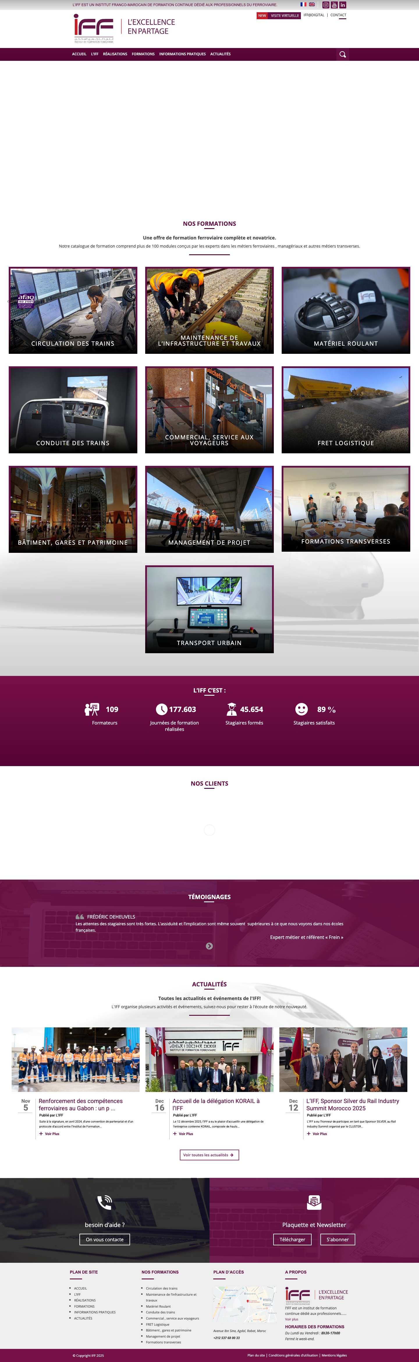 Home - IFF - Full Screenshot